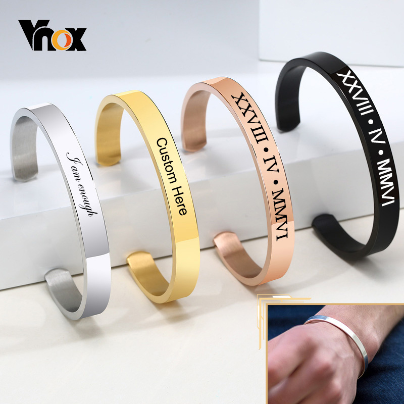 Vnox Dropshipping Aangepaste B - Coordinates Bracelet recensie en prijs