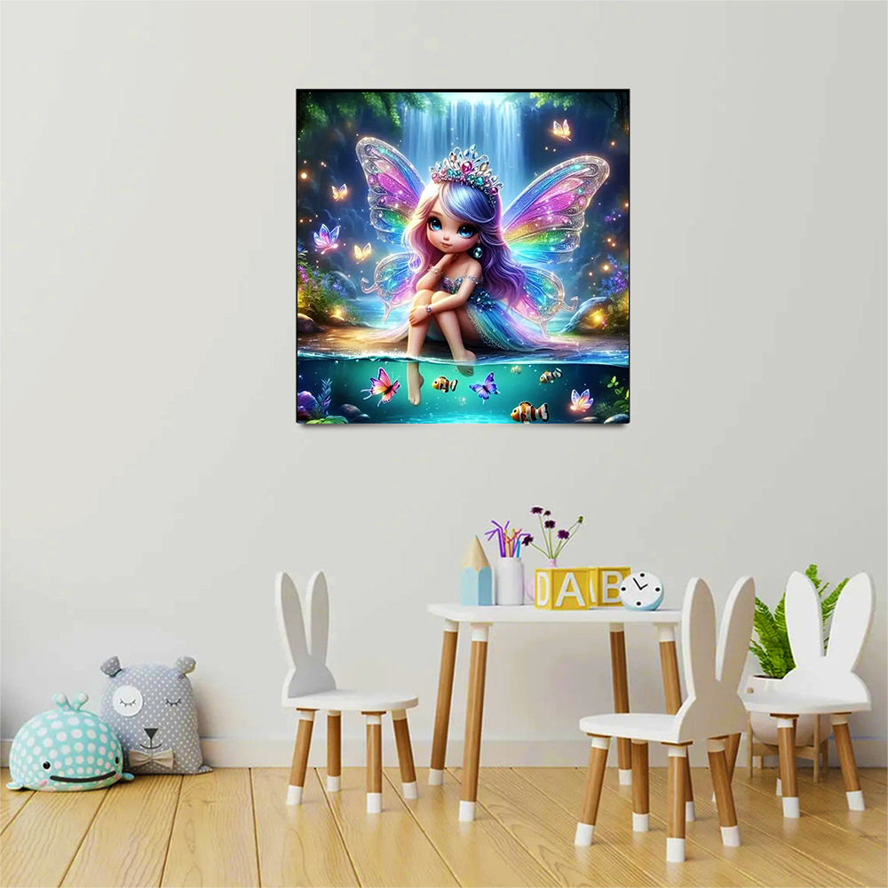 Momoart meisje diamant mozaïek - Photo Mosaic Print recensie en prijs