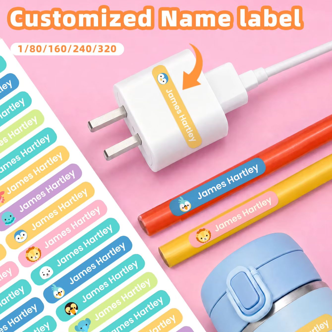 1-320 stuks op maat gemaakte c - Personalized Name Box recensie en prijs